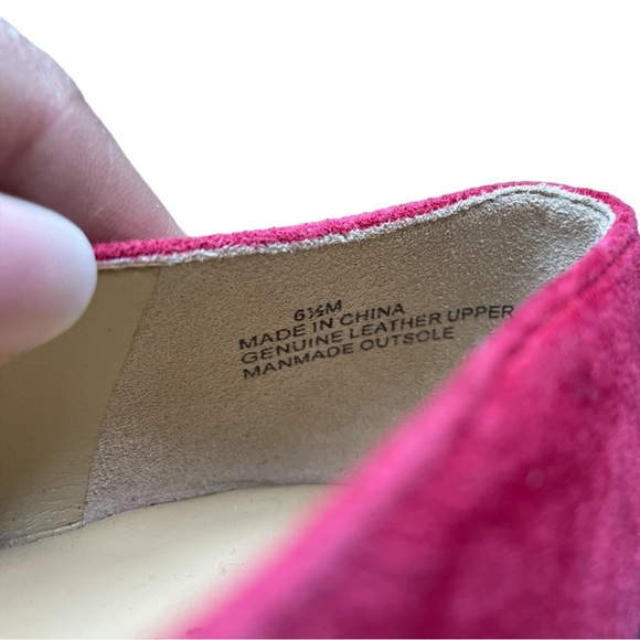 🔥Talbots Edison Bow Flats in Red Suede, Size 6.5 - Picture 8 of 10